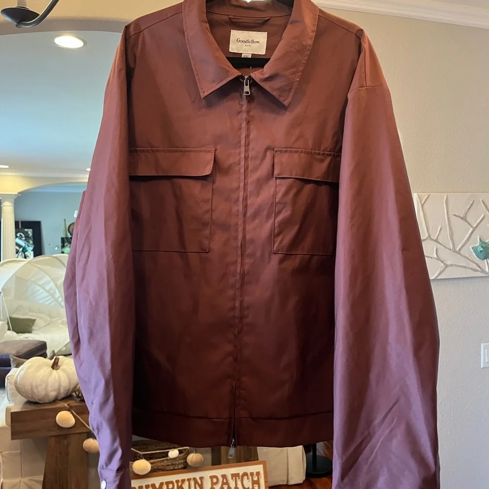 Goodfellow & Co Men's Trending Brown Lightweight Stylish Jacket